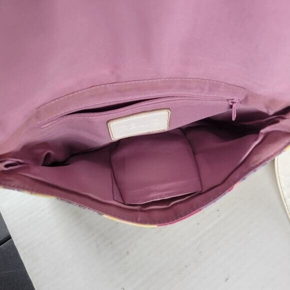 Relic Yellow Canvas Floral Compact Crossbody Bag - Picture 8 of 12